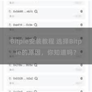 Bitpie安装教程 选择Bitpie的原因，你知道吗？