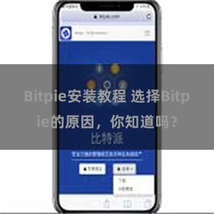 Bitpie安装教程 选择Bitpie的原因，你知道吗？