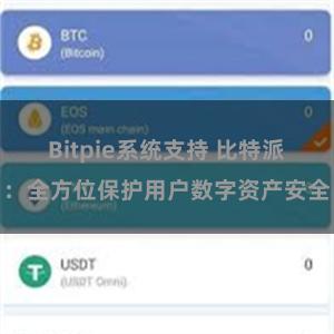 Bitpie系统支持 比特派：全方位保护用户数字资产安全