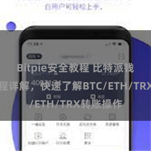 Bitpie安全教程 比特派钱包转账教程详解，快速了解BTC/ETH/TRX转账操作