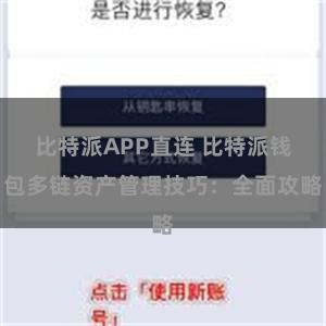 比特派APP直连 比特派钱包多链资产管理技巧：全面攻略