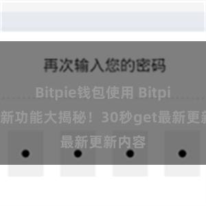 Bitpie钱包使用 Bitpie钱包新功能大揭秘！30秒get最新更新内容