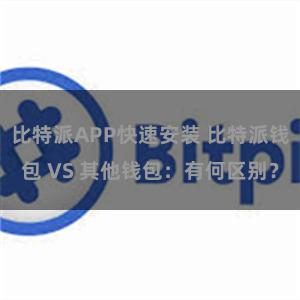 比特派APP快速安装 比特派钱包 VS 其他钱包：有何区别？