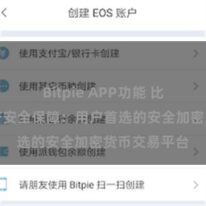 Bitpie APP功能 比特派数字资产安全保障：用户首选的安全加密货币交易平台