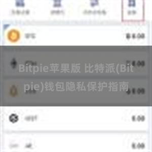 Bitpie苹果版 比特派(Bitpie)钱包隐私保护指南