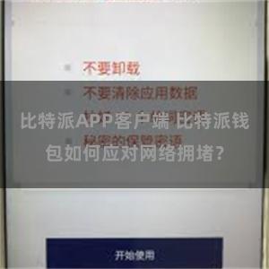 比特派APP客户端 比特派钱包如何应对网络拥堵？