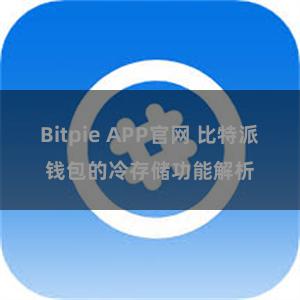 Bitpie APP官网 比特派钱包的冷存储功能解析