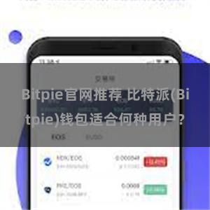 Bitpie官网推荐 比特派(Bitpie)钱包适合何种用户？