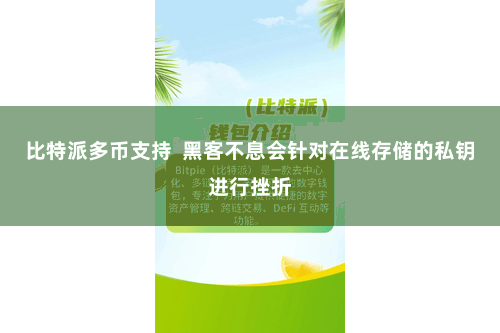 比特派多币支持  黑客不息会针对在线存储的私钥进行挫折